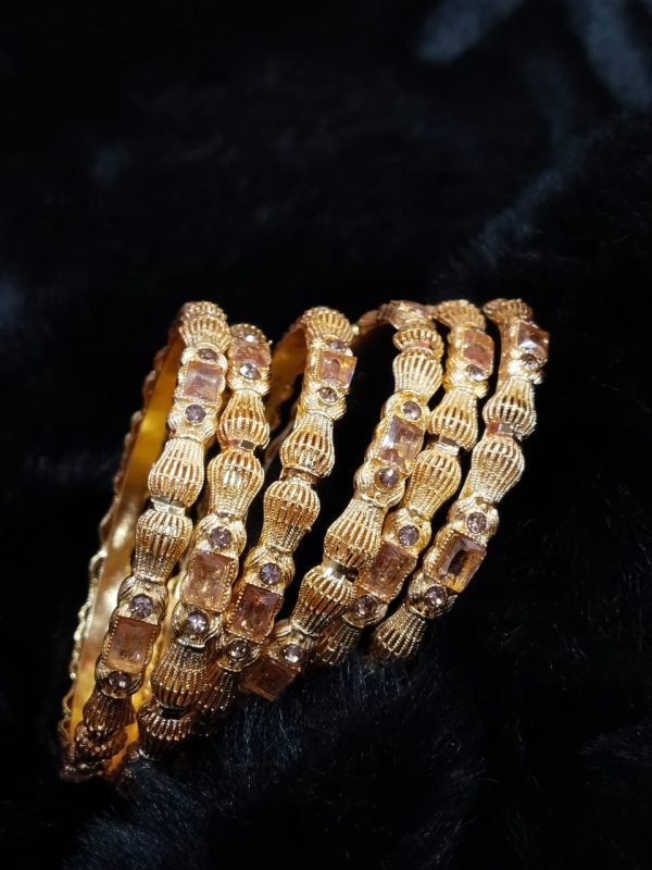 Casting Bangles Set 6 pc Exclusive By Unique Fancy Jewelry