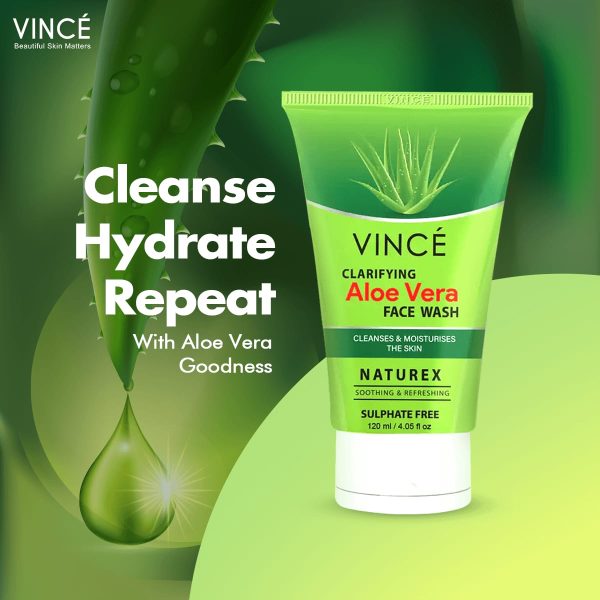 CLARIFYING Aloe Vera Face Wash 120ml - Image 3