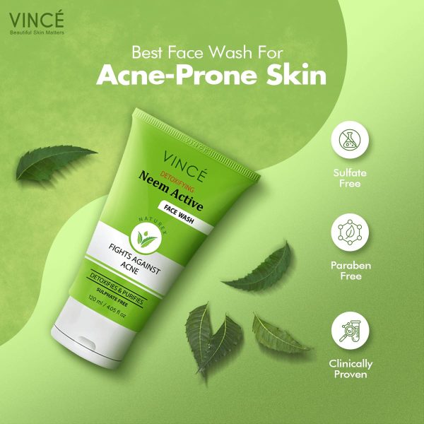 Vince Neem Active Face Wash 120 ML - Image 2