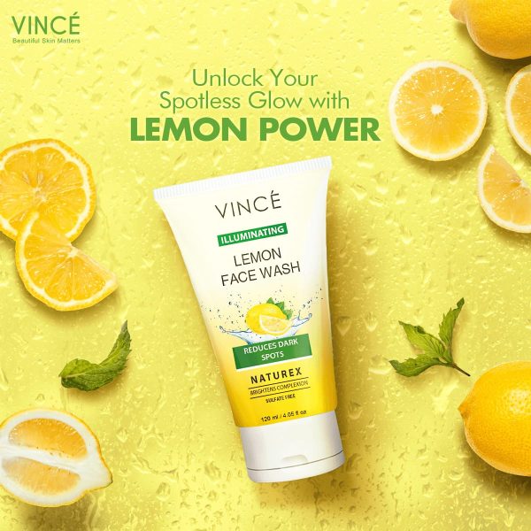 Vince Illuminating Lemon Face Wash 120ML - Image 2