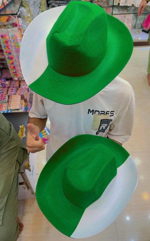 Unique cowboy hat for 14 August celebrations