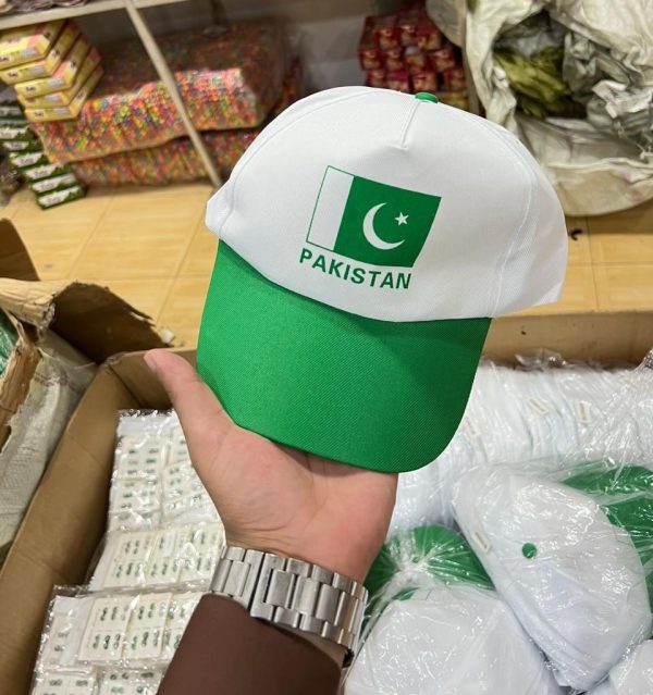 Pakistani Flag Cap For Kids 14 August Special
