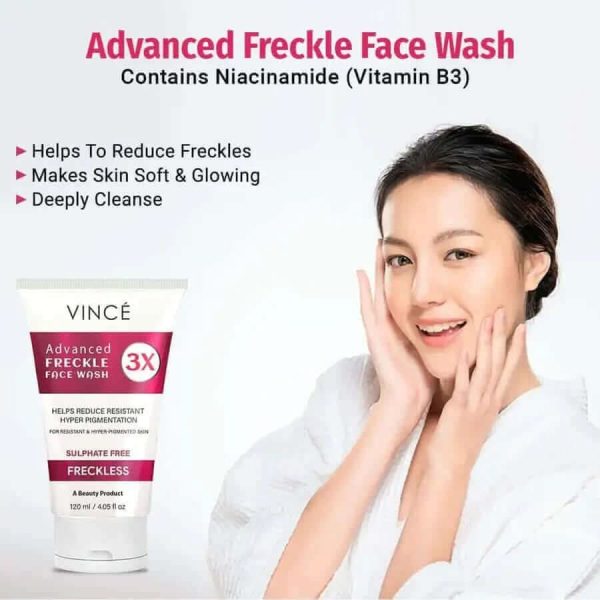 Vince Face Wash Advanced Freckle 120ml - Image 4