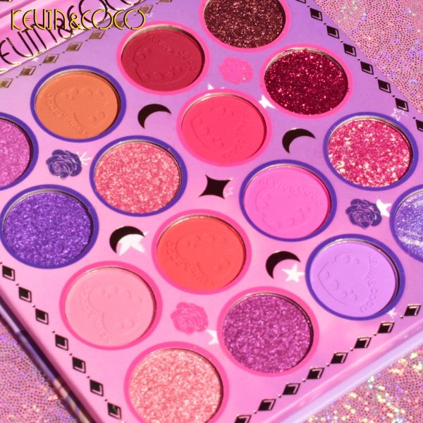 Kevin & Coco Eyeshadow Makeup Set (Pink bag) - Image 5