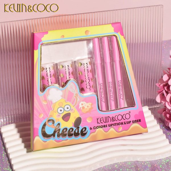 Kevin & Coco Cheese Set (Lipsticks & Lip Liner) - Image 6