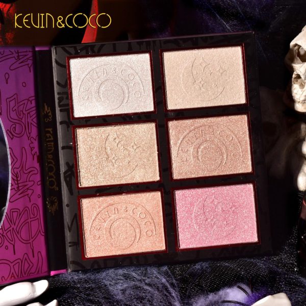 Kevin & Coco Highlighter Palette 6 Colors: - Image 3