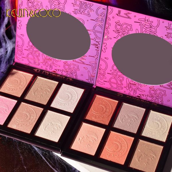 Kevin & Coco Highlighter Palette 6 Colors: - Image 7
