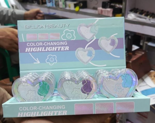 BILLION BEAUTY COLOR CHANGING POWDER HIGHLIGHTER (SET OF 3) - Image 4