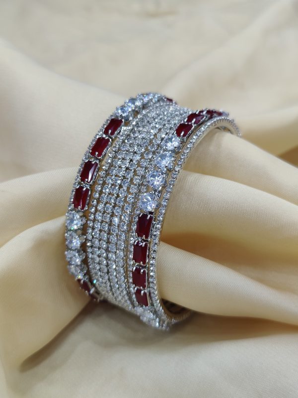 China Gold Bangles Set with 2 Karay  Exclusive By Unique Fancy Jeweler - Image 3