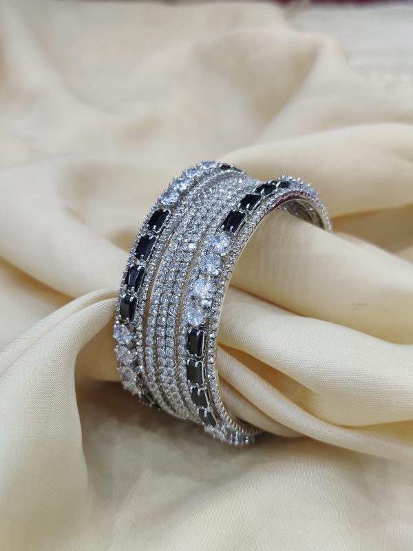 China Gold Bangles Set with 2 Karay  Exclusive By Unique Fancy Jeweler - Image 5
