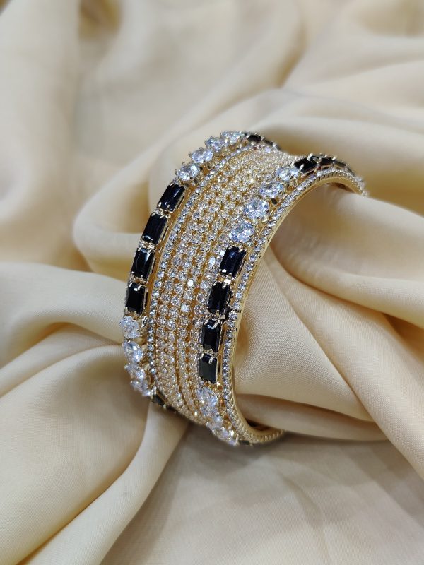 China Gold Bangles Set with 2 Karay  Exclusive By Unique Fancy Jeweler - Image 7