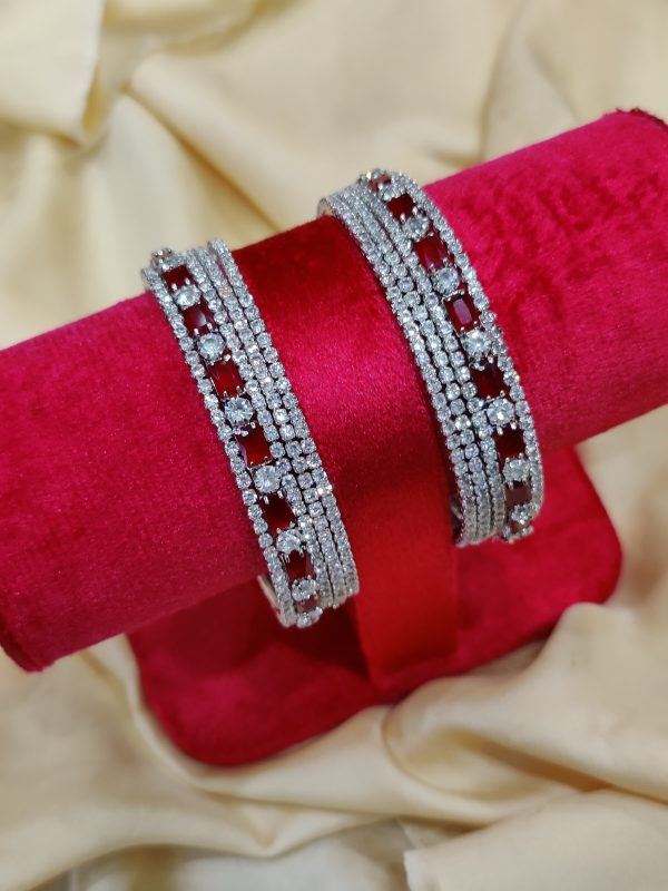 China Gold Bangles Set with 2 Karay  Exclusive By Unique Fancy Jeweler - Image 5