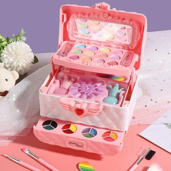 Princess Hand Bag Shape Makeup Set, Makeup Set For Girls. - Image 4