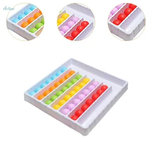 Color Sorting Ball Game ,Early Development Rainbow Balls Sensory Game ,For Preschool Ages Kids:
