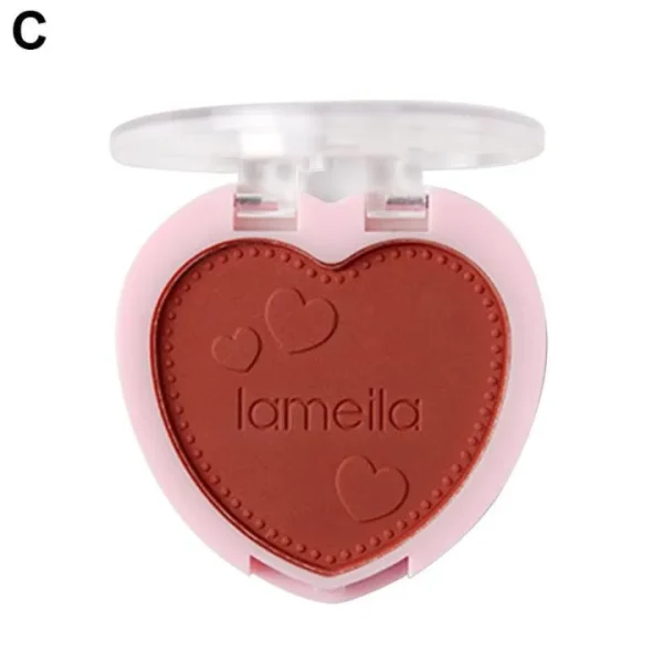 Love Shaped Blush Waterproof Sweat-proof Blusher - Image 3