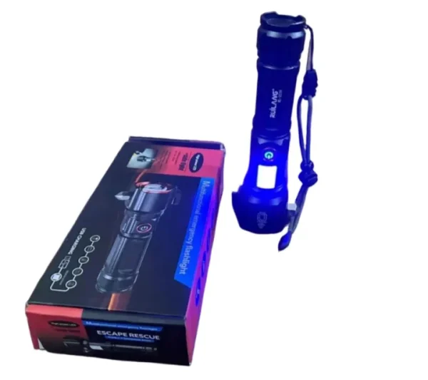 Ruilang RL-2210 Multifunctional Emergency Flashlight and Charging Bank Waterproof Torch. - Image 2