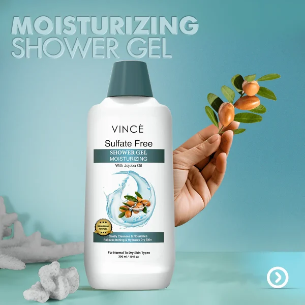 Vince Moisturizing Shower Gel 300ml - Image 2