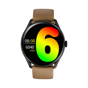Login L-101 Smart Watch, AMOLED, BT Calling (Brown, Black).