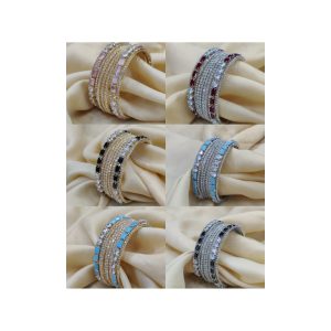 China Gold Bangles Set with 2 Karay  Exclusive By Unique Fancy Jeweler