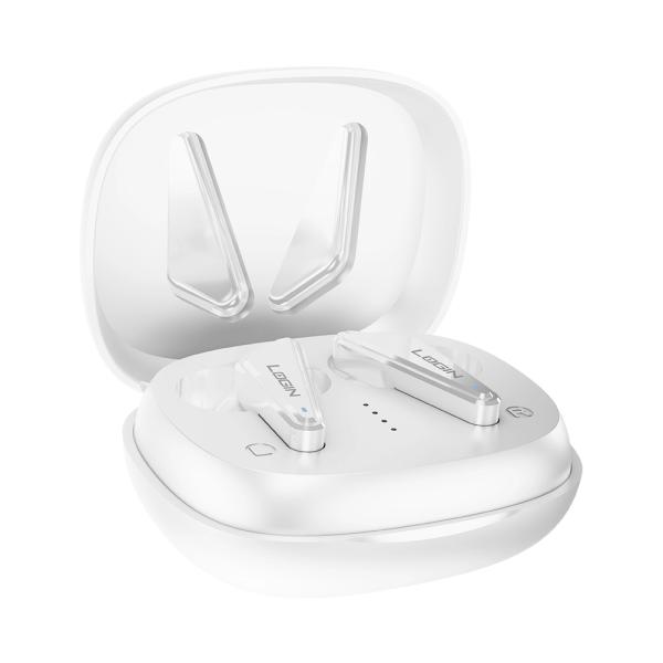 Login L-202 TWS Earbuds With Dot LED Display ( Black, White). - Image 4