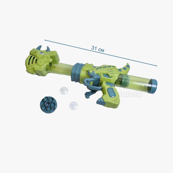 Dual-Use Dinosaur Air Power Gun + Dinosaur Target(6 EVA Balls,6 EVA Bullet) - Image 4