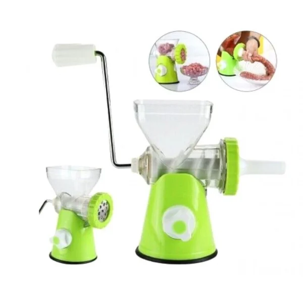 Manual Hand Operated Multifunction Meat Mincer, Chopping Machine, Meat Grinder. - Image 4