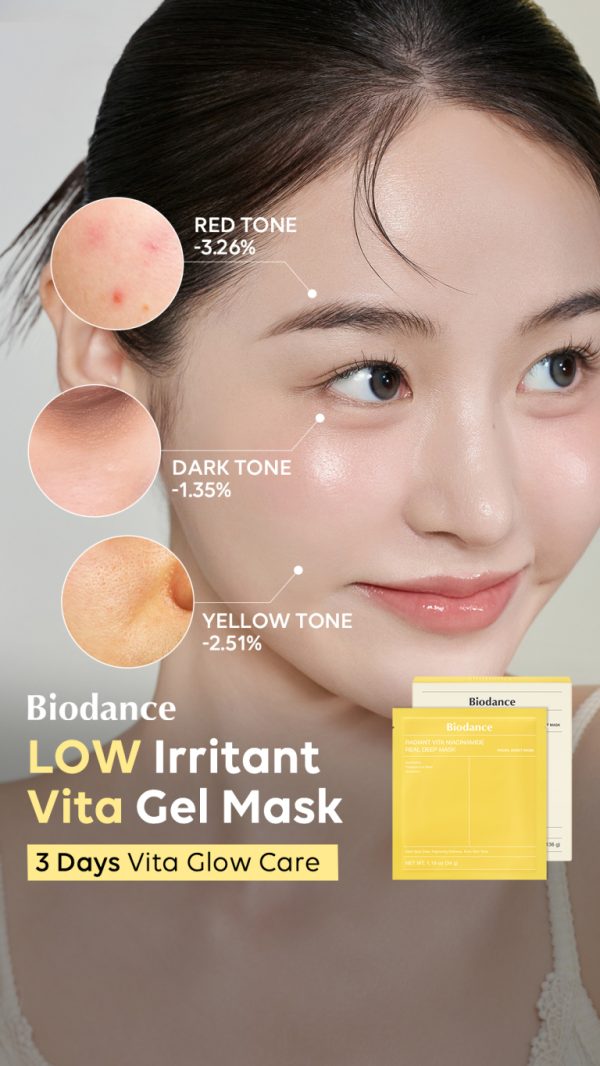 Biodance Radiant Vita Niacinamide Real Deep Mask 4 piece - Image 2