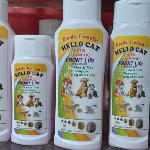 Hello Cat Front Life Shampoo Anti Flea & Tick For Dogs And Cats 180 ml