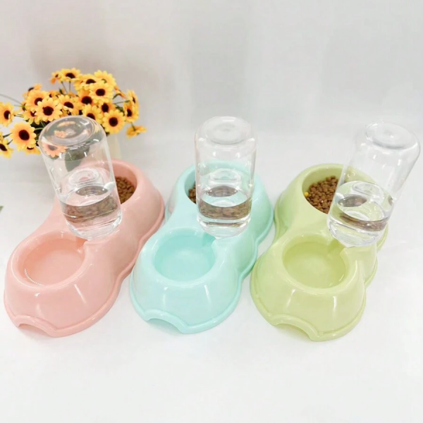 Pet Feeding Bowl With Bottle, Non Slip, Durable Bowl For Cats And Dogs. - Image 7