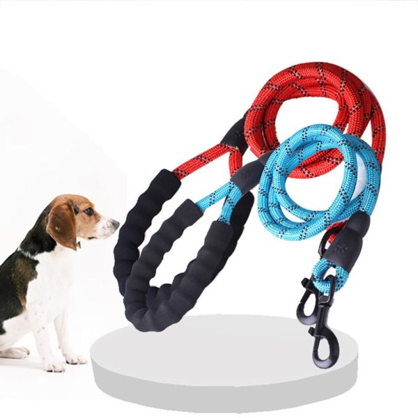 Round Rope Leash Imp Rubber Handle Small ,CLH-01012 - Image 2