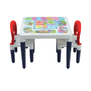 Boss B-225-OP Full Plastic Baby Set Play Table with 2 Chairs And A Table