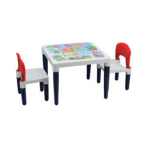 Boss B-225-PP Full Plastic Baby Set Play Table with 2 Chairs And A Table