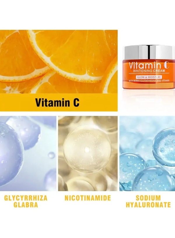 Disaar Vitamin C Whitening Cream with Hyaluronic Acid 50 ml. - Image 7
