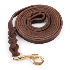 GSD Leather Leash Long (9FT) For Pets, CLH-01068: