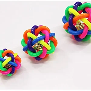 Dog Rainbow Ball Toys Pet Cat Toy, Pet chew Ball Toy..