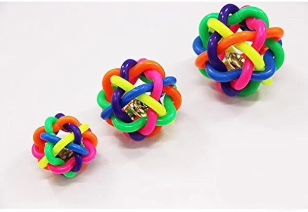 Dog Rainbow Ball Toys Pet Cat Toy, Pet chew Ball Toy..