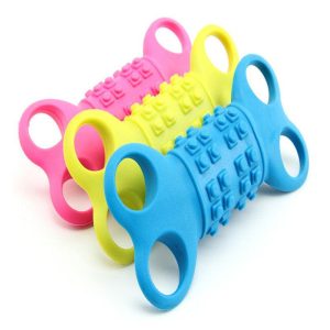 Bone Shape Puppy Toy, Dog Rubber Chew Bone, Dog Teether Toy.