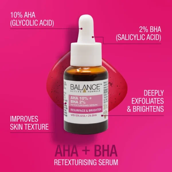 Balance AHA 10% BHA 2% Balance & Brightening Serum 30 ml. - Image 3