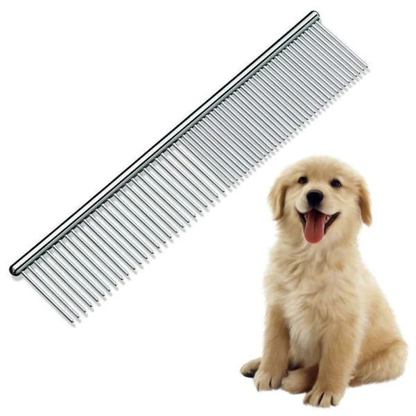Stainless Steel, Pet Hair Grooming Comb. - Image 6