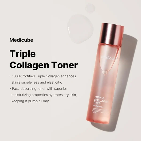 Medicube Triple Collagen Toner 140ML: - Image 7