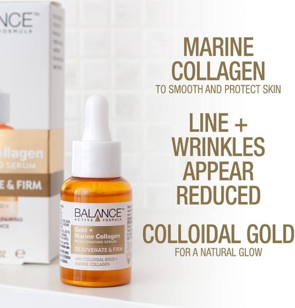 Balance Active Formula Gold + Marine Collagen Rejuvenating Serum 30 ml. - Image 4