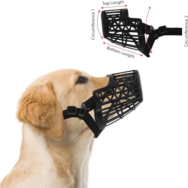 Basket Cage, Adjustable Strap, Pet Safety, Pet Basket Mask (z.y 194). - Image 4