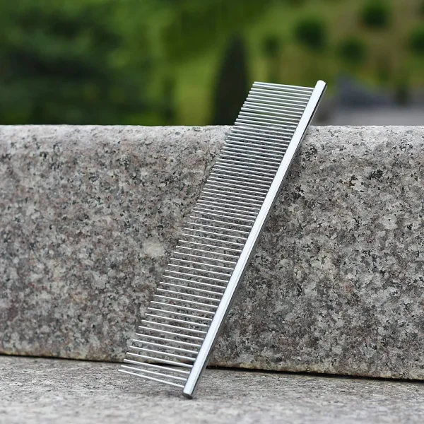 Stainless Steel, Pet Hair Grooming Comb. - Image 2