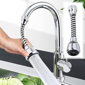 Kitchen Sink Sprayer, Faucet Spray Head Replacement with Recoil Hose