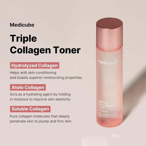 Medicube Triple Collagen Toner 140ML: - Image 5