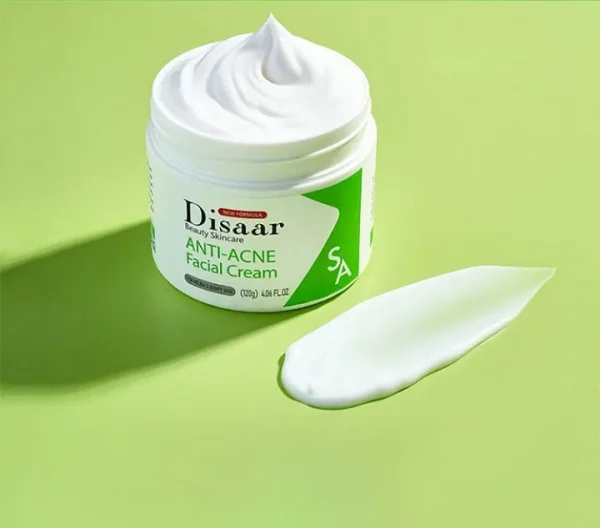 Disaar Anti Acne Facial Cream Salicylic Acid Facial Cream Brightens Skin Tone, 120 g.
