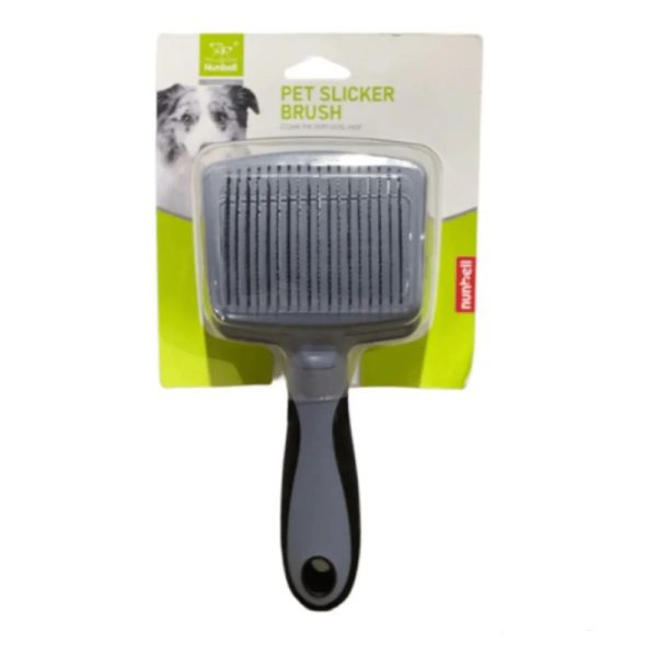Nunbell Square High Button Brush For Pets: - Image 2