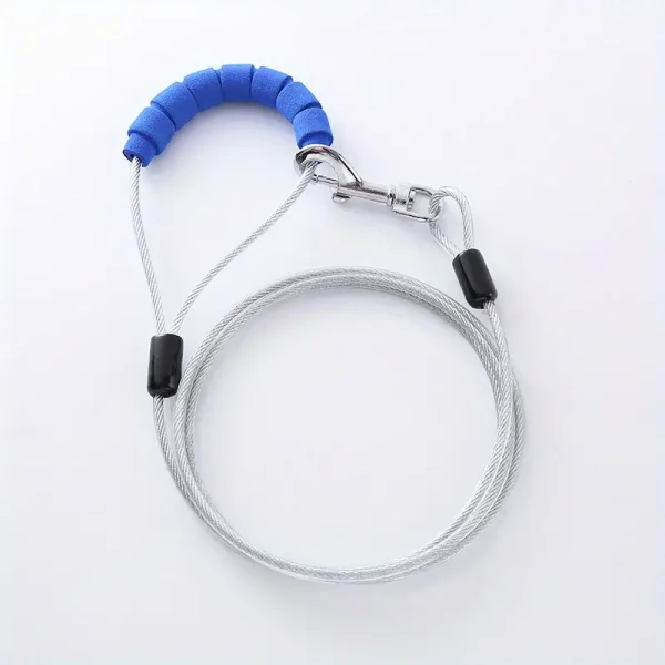 Long Steel Wire Dog Leash Large With Handle ( CLH-01037) - Image 2