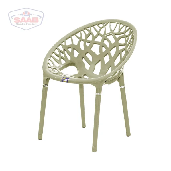 Plastic Stylish Tree Chair - Garden Lawn Chair - Both Indoor Outdoor Use Model SP-313 - Image 2