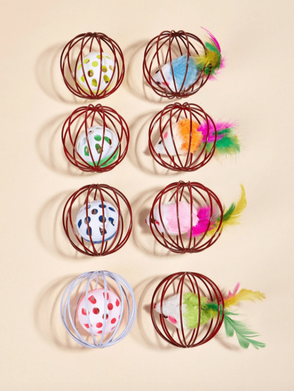 Pet Cat Toy, Cat Ball with Bell, Colorful Ball Toys with Small Bell for Cat And Kittens. - Image 2